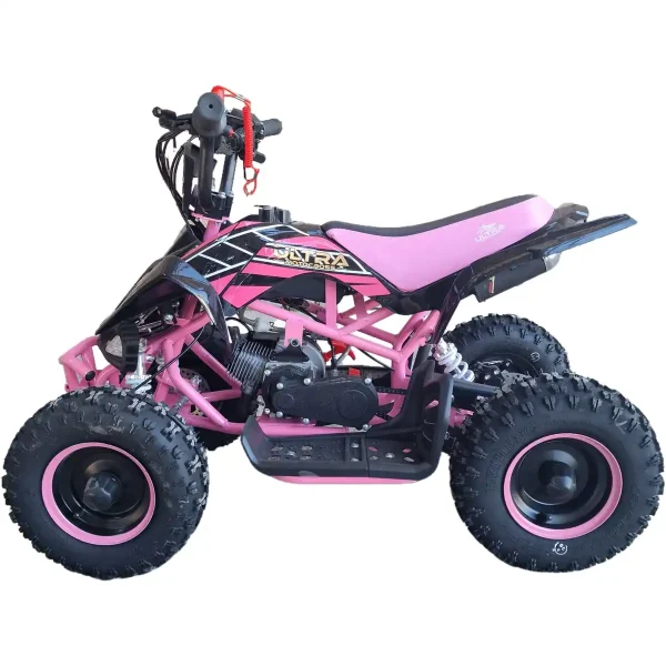 ATV-copii-49cc-Ultra-Motocross-Raptor-demaror-automata-1-6-inch-2-timpi-roz-2