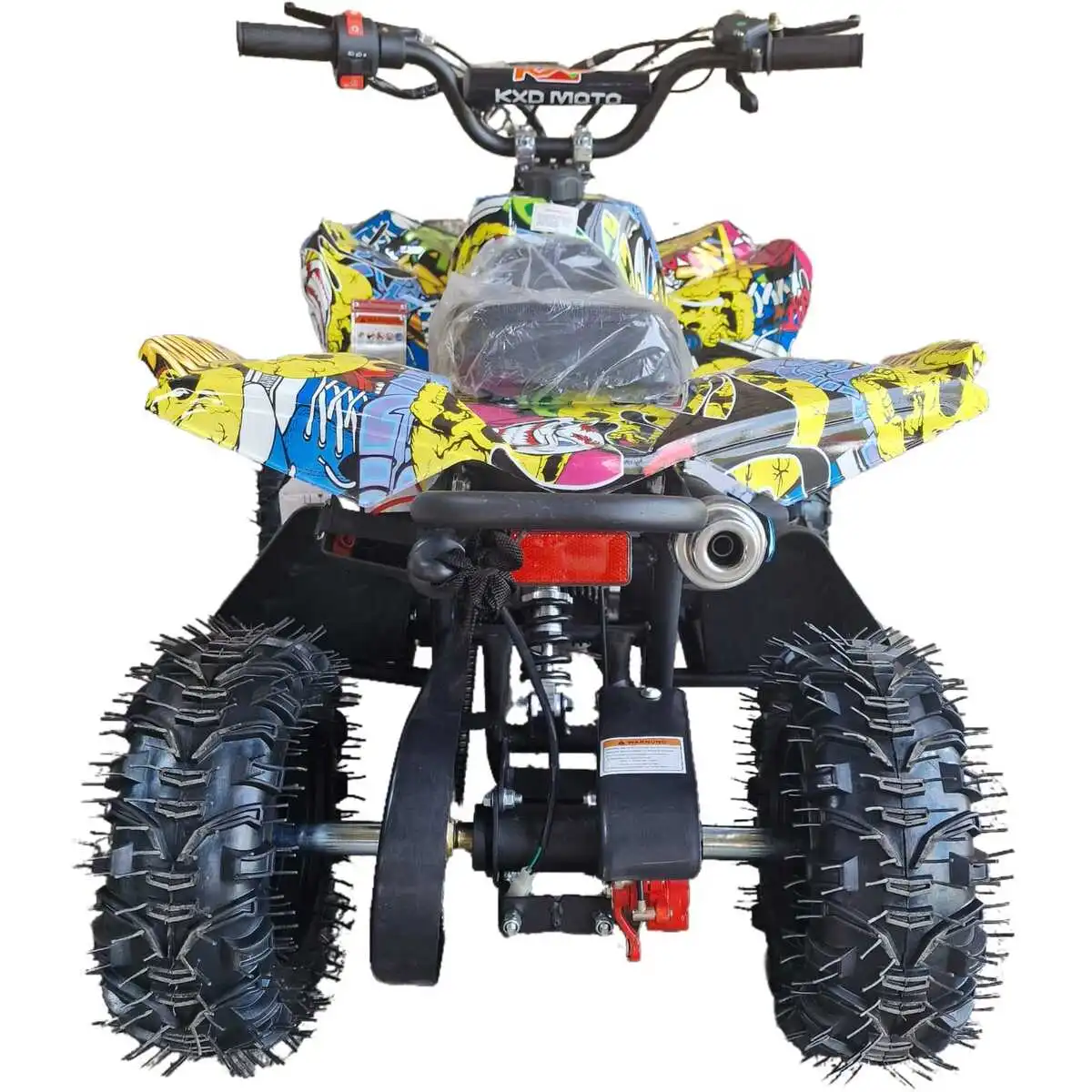 ATV-copii-KXD-Pro-Renegate-3A-e-start-automata1-2timpi-6inch-galben-grafiti-4