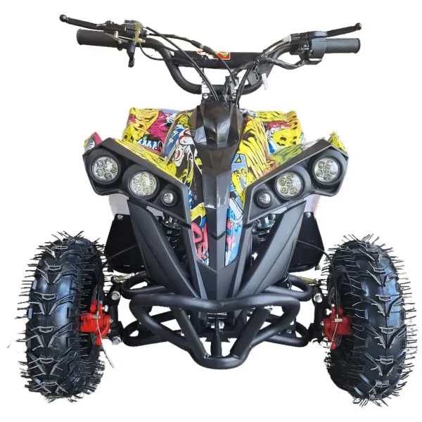 ATV-copii-KXD-Pro-Renegate-3A-e-start-automata1-2timpi-6inch-galben-grafiti-8