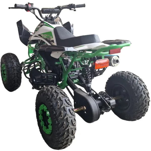 ATV-125cc-benzina-KXD-Raptor004-Cutie-de-viteza-Semi-automata-1+1- Roti-7inch-Verde-Alb-3