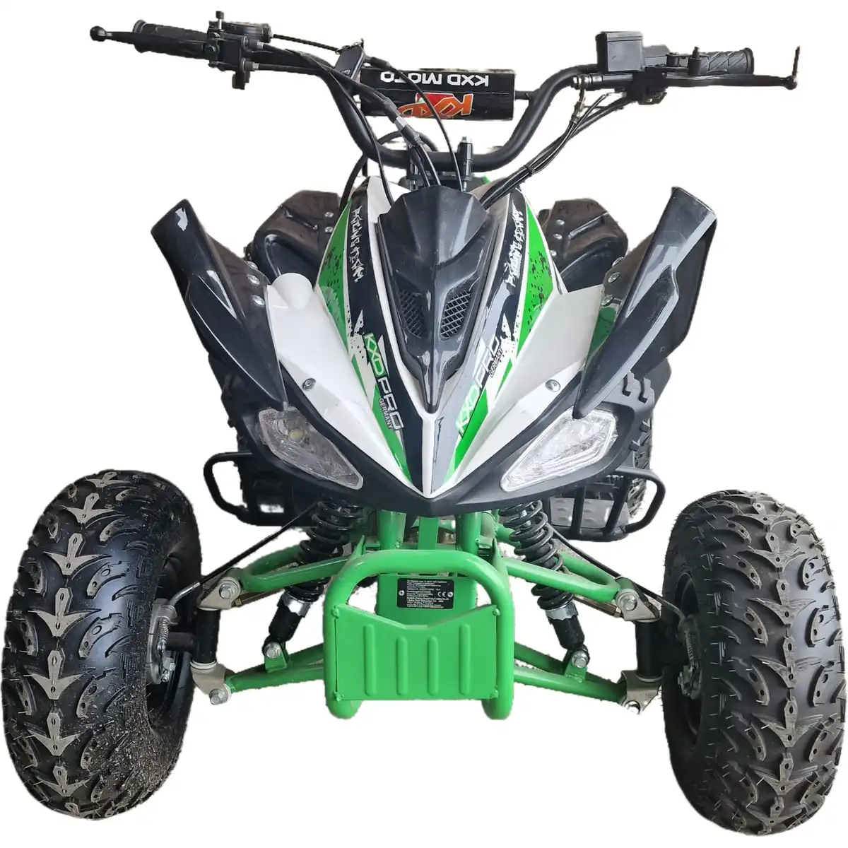 ATV-125cc-benzina-KXD-Raptor004-Cutie-de-viteza-Semi-automata-1+1- Roti-7inch-Verde-Alb-8