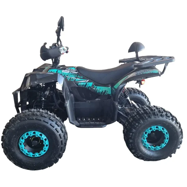 ATV-electric-pentru-copii-si-adolescenti-KXD-PRO-Commander007-1200W-48V-brushless-power-3-trepte-de-viteza-fata-spate-roti-8-inci-negru-turcoaz-2