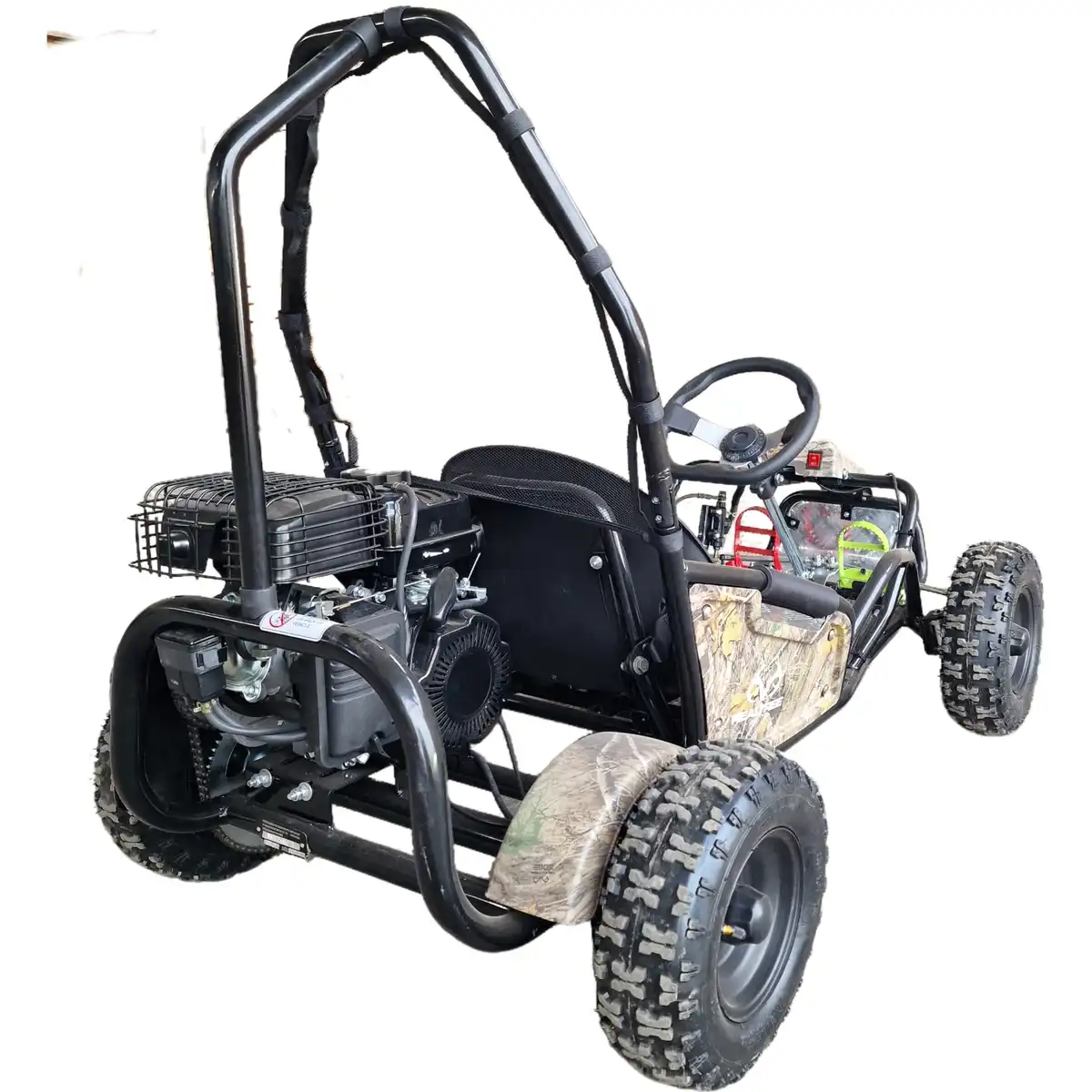 Go-kart-pentru-copii-cu-motor-pe-benzina-98cc-mini-kart-Realtree-5