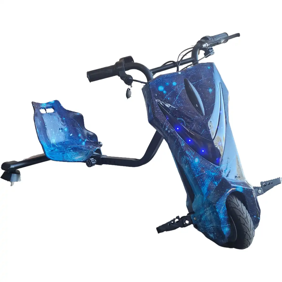 tricicleta-electrica-drift-pentru-copii-trike-motor-350W-baterie-36V–4000MAh-bluetooth-viteza–20-Kmh-albastru-sky-4