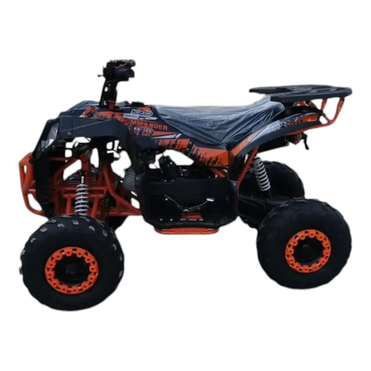 ATV-125cc-pentru-copii-KXD-Pro-Germany-Commander-007-Motor-pe-benzina-in-4-timpi-Pornire-la-buton-Cutie-de-viteza-1-1-Roti-7-inch-Portocaliu-2