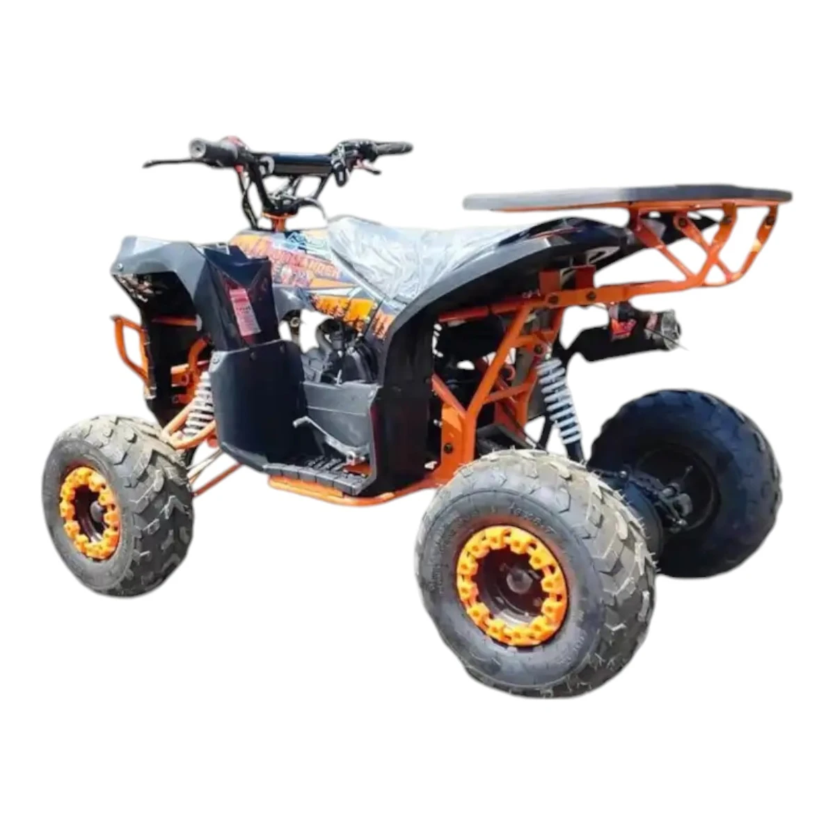 ATV-125cc-pentru-copii-KXD-Pro-Germany-Commander-007-Motor-pe-benzina-in-4-timpi-Pornire-la-buton-Cutie-de-viteza-1-1-Roti-7-inch-Portocaliu-3