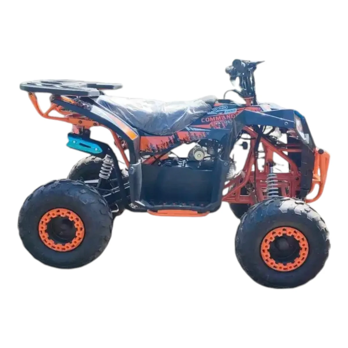 ATV-125cc-pentru-copii-KXD-Pro-Germany-Commander-007-Motor-pe-benzina-in-4-timpi-Pornire-la-buton-Cutie-de-viteza-1-1-Roti-7-inch-Portocaliu-4