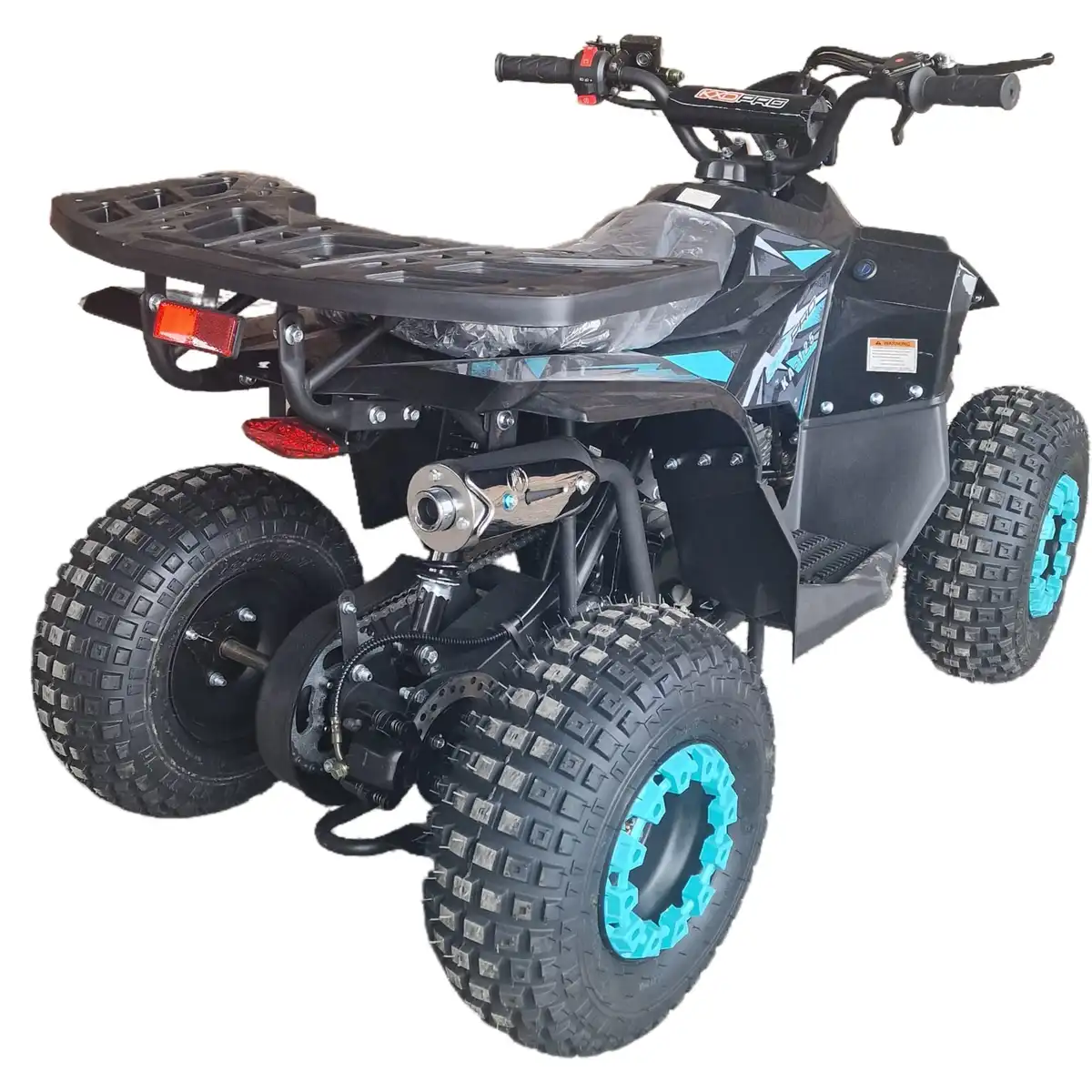 ATV-125cc-pentru-copii-KXD-Pro-Germany-KA-125-003-Motor-pe-benzina-in-4-timpi-Pornire-la-buton-Cutie-de-viteza-11-Roti-7-inch-Turcoaz-5