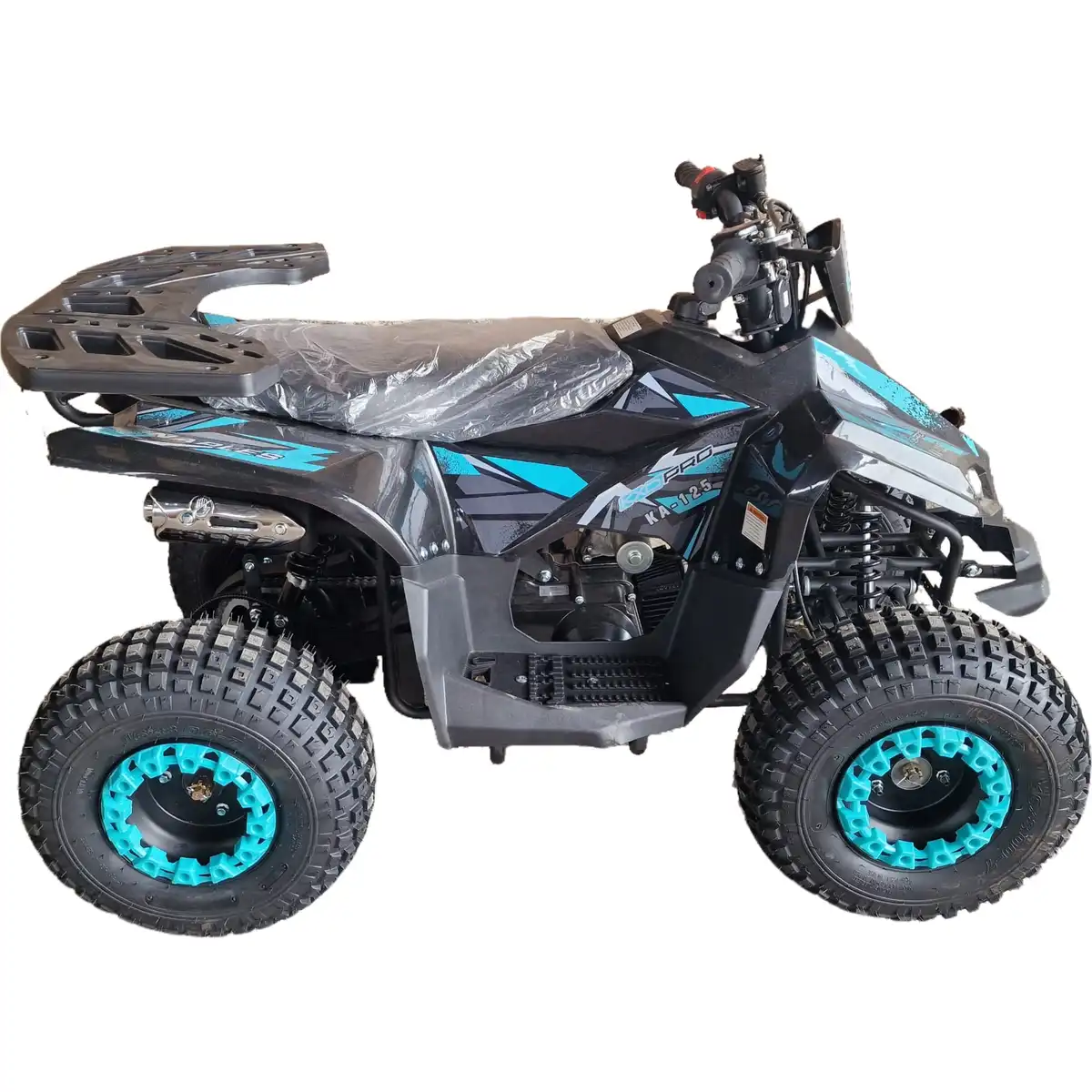 ATV-125cc-pentru-copii-KXD-Pro-Germany-KA-125-003-Motor-pe-benzina-in-4-timpi-Pornire-la-buton-Cutie-de-viteza-11-Roti-7-inch-Turcoaz-6