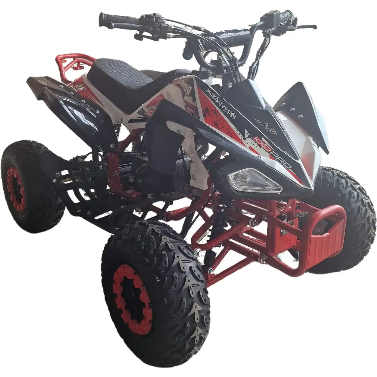 ATV-125cc-pentru-copii-KXD-Pro-Germany-Raptor-004-Motor-pe-benzina-in-4-timpi-Pornire-la-buton-Cutie-de-viteza-Semi-automata-11-Roti-7-inch-Rosu-Alb-7