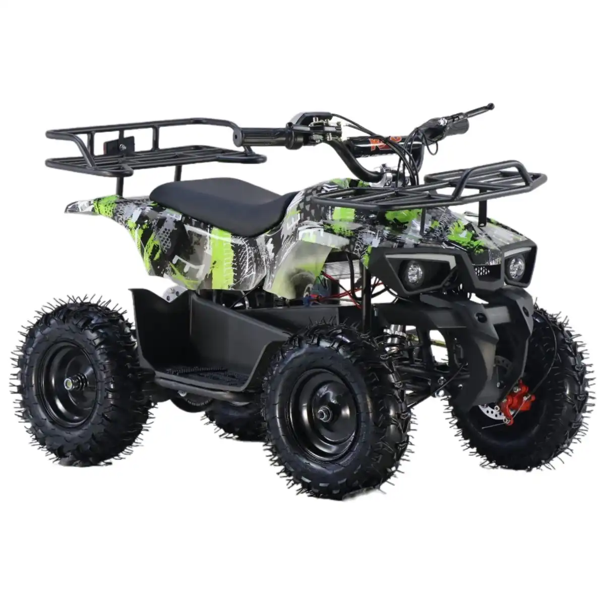 atv-copii-electric-motor-1000w-baterie-36v-de-la-kxd-pro-hummer-8e-cutie-de-viteza-automata-1-1-roti-6-inch-verde-grafitti-1